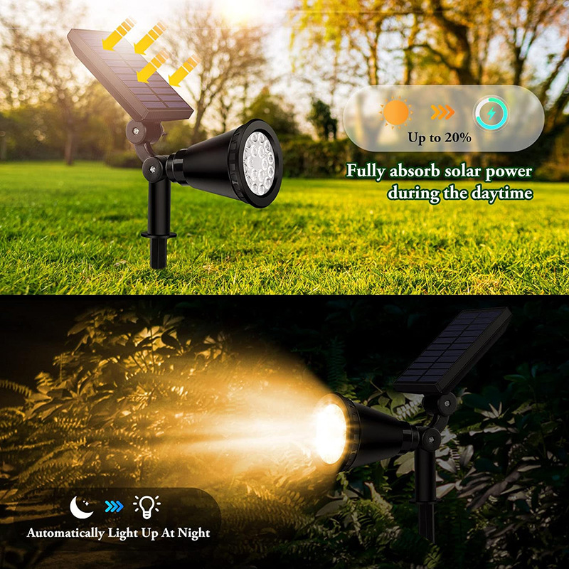 🔥Only $29.99 This Week！🎉Solar Powered Garden Spotlight