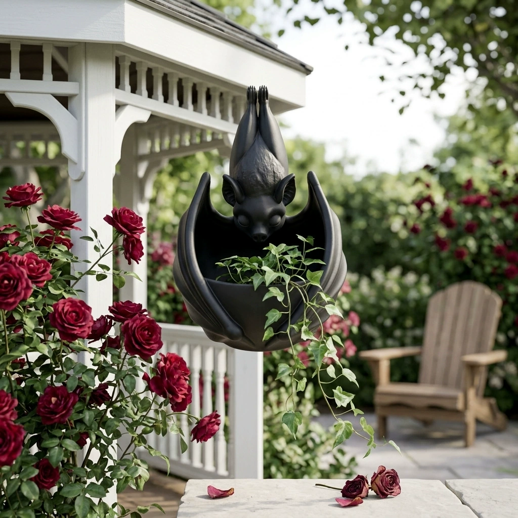 🦇Hanging Bat Plant Pot Halloween decoration