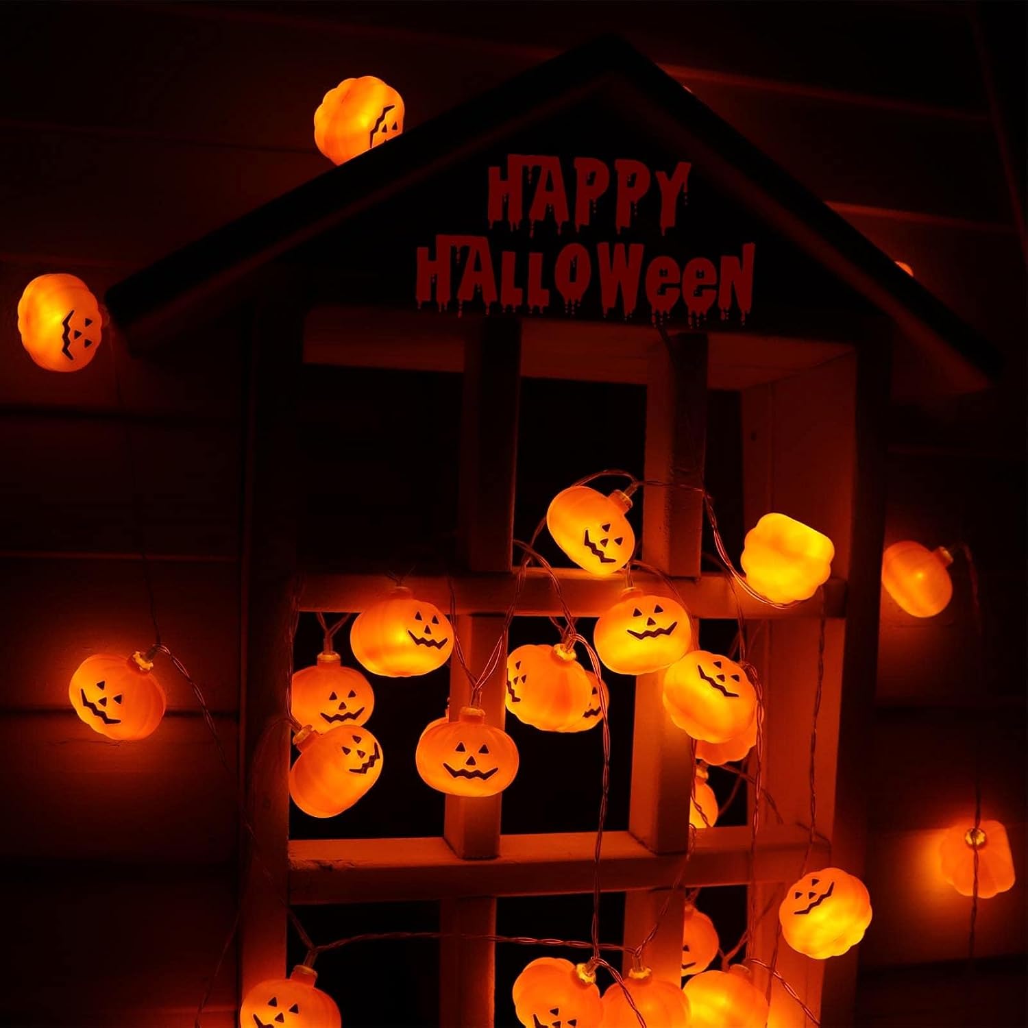 Halloween Decorations Pumpkin String Lights