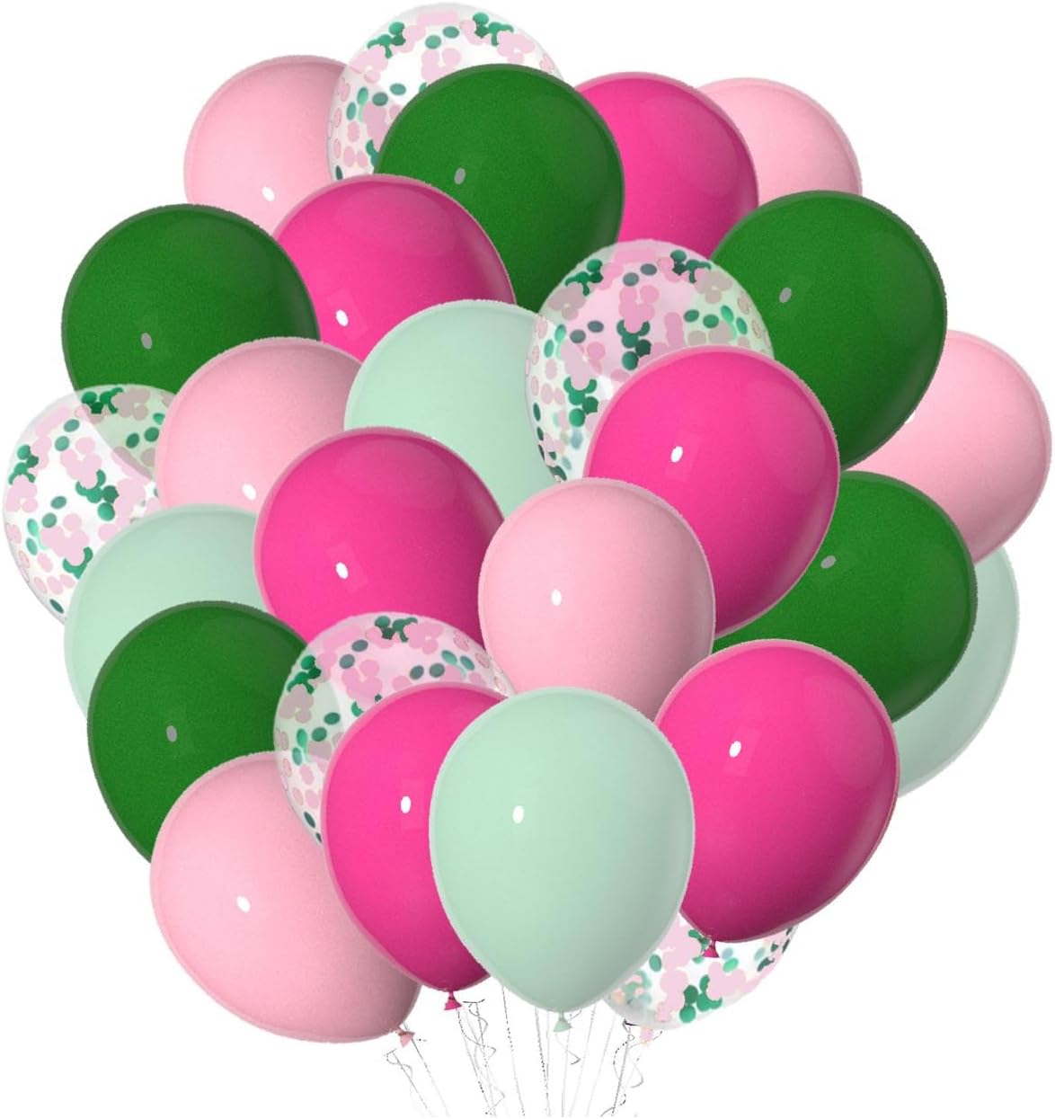 Orange Confetti and Black Balloons 12 Inch 3 Style Pack of 50,Party Helium Balloon,Halloween Party Decorations Supplies