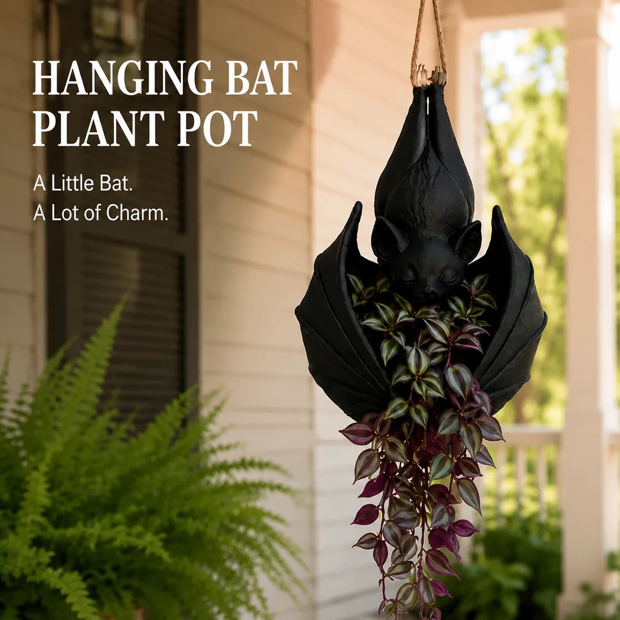 🦇Hanging Bat Plant Pot Halloween decoration