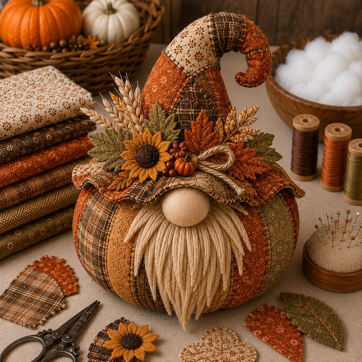🔥🍂DIY Animal Halloween Pumpkin Sewing Kit🎃