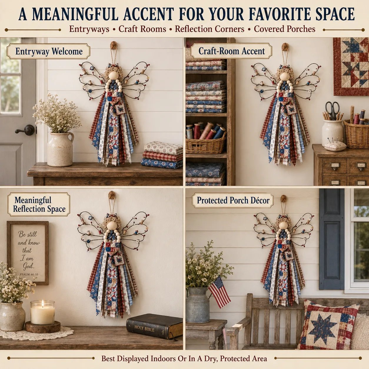 Angel Fabric Hanging DIY Kit