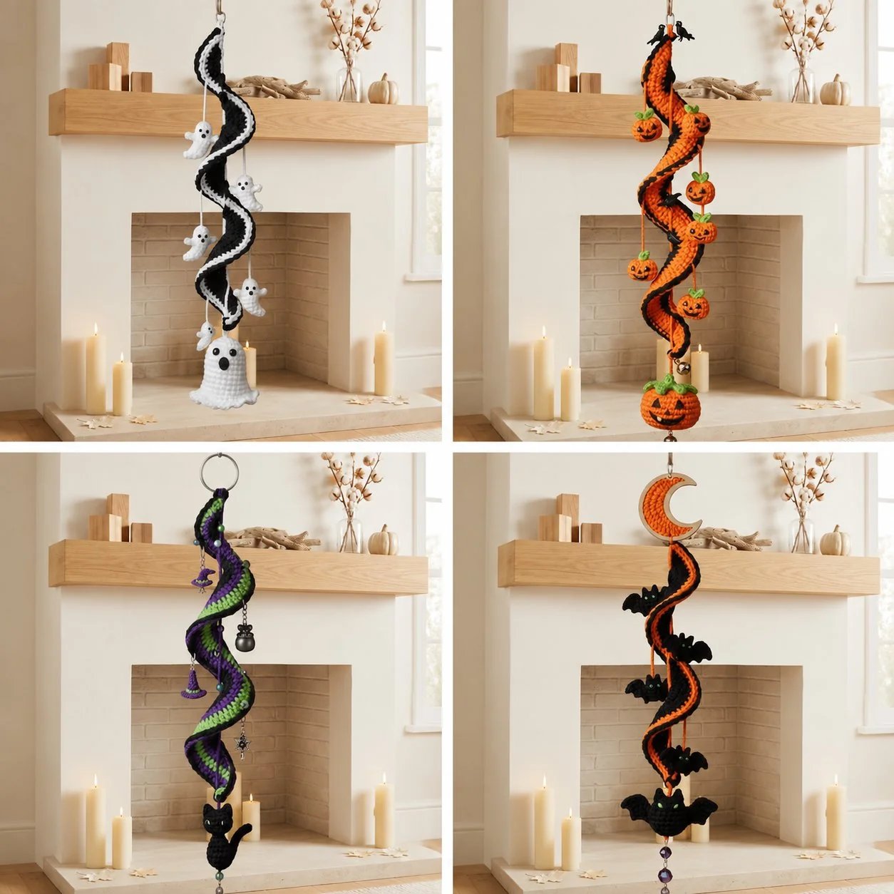 🎃 DIY crochet spiral kit for an enchanting Halloween
