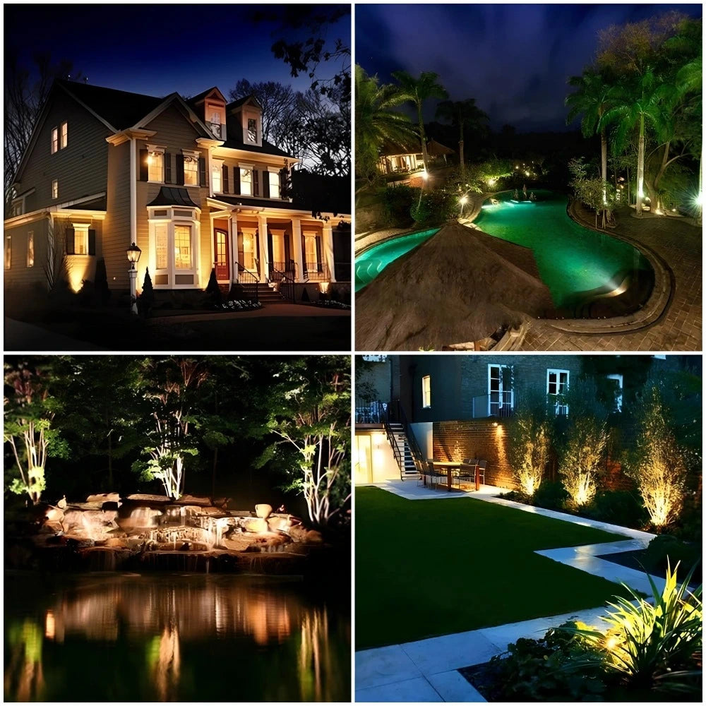 🔥Solar Powered Garden Spotlight