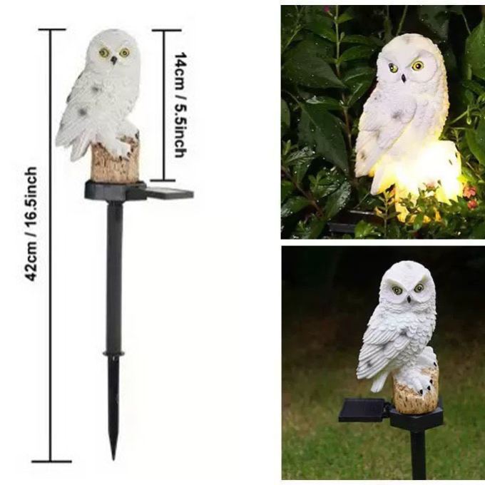 🦉Brighten your garden path today Solar Owl Pathway Light