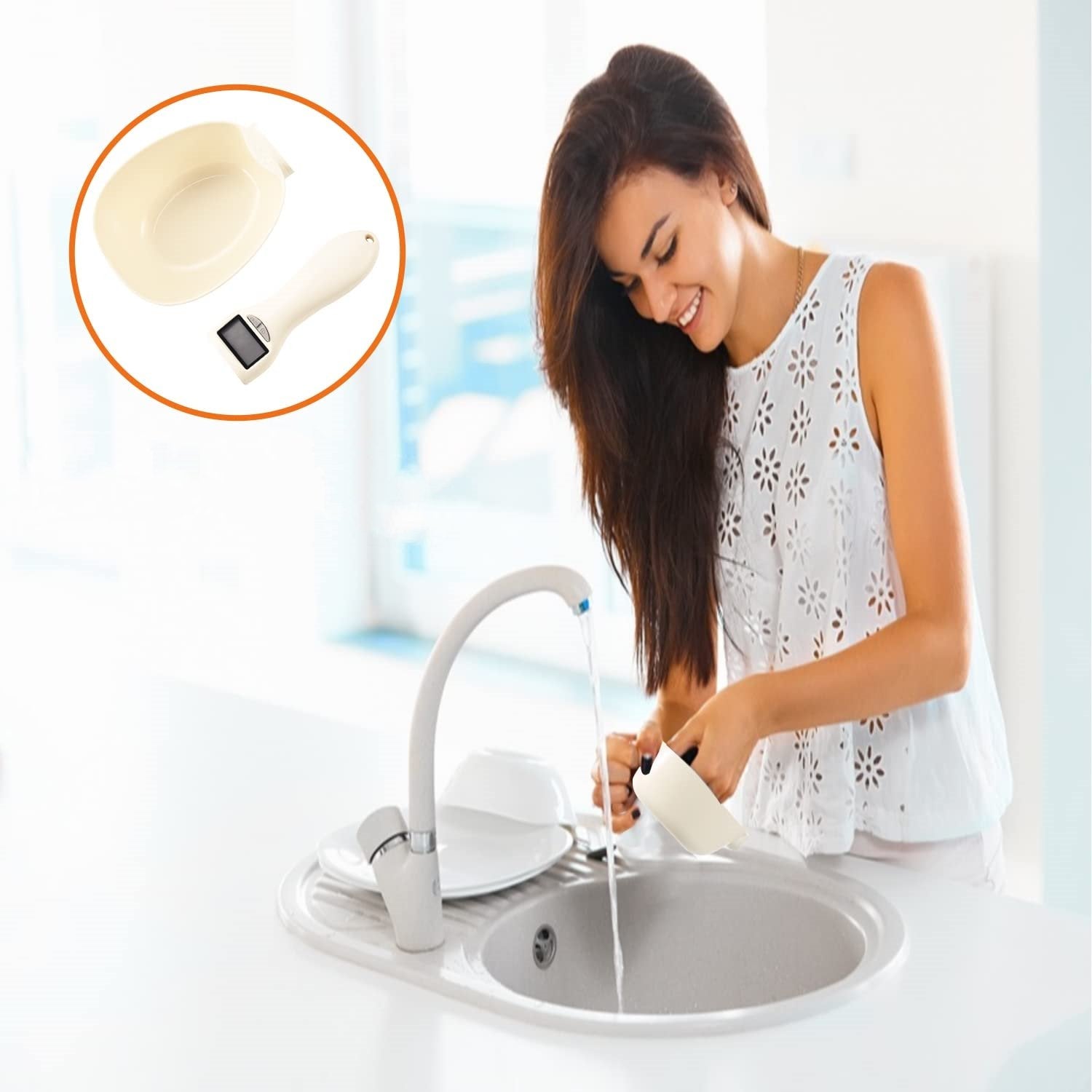 🏆LAST DAY 50% OFF🎁Food Electronic Measuring Scoop Scale