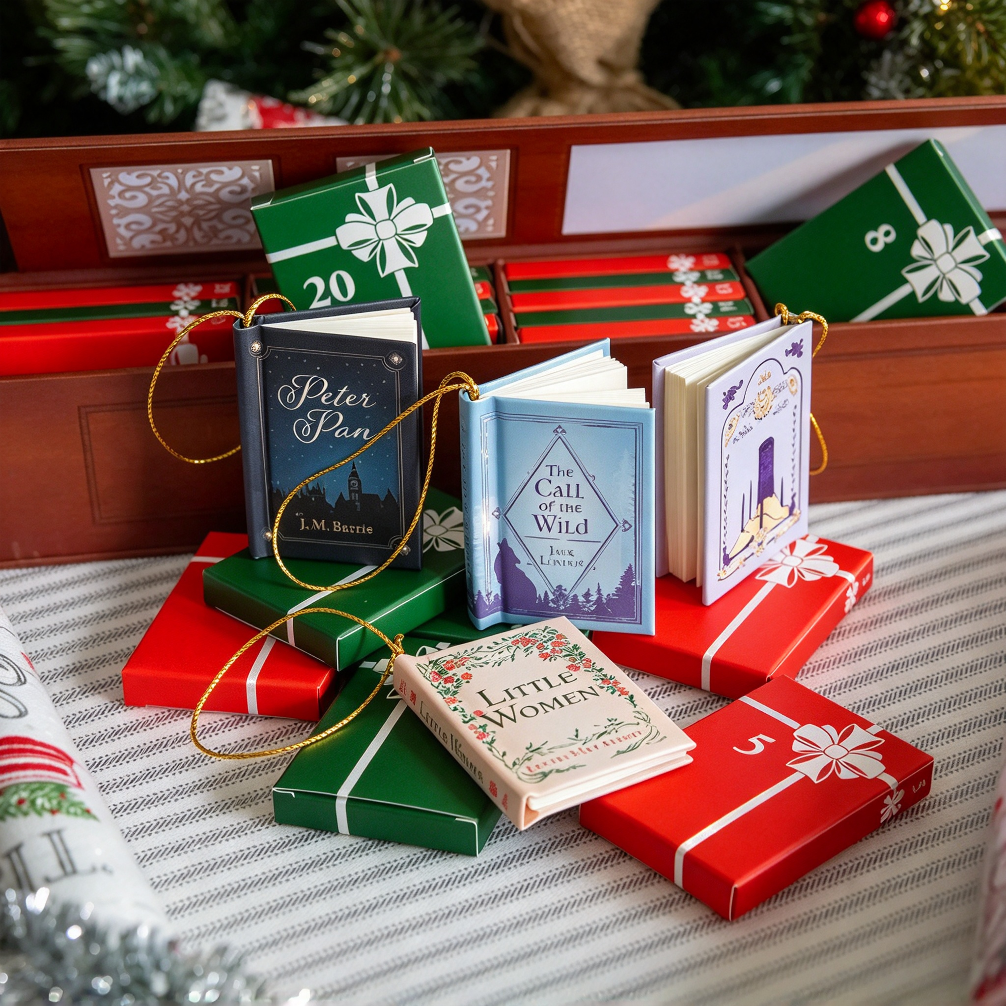 🎁Last Day 49% Off 🎁Mini Book Ornament Advent(📦Buy 2 Free Shipping)