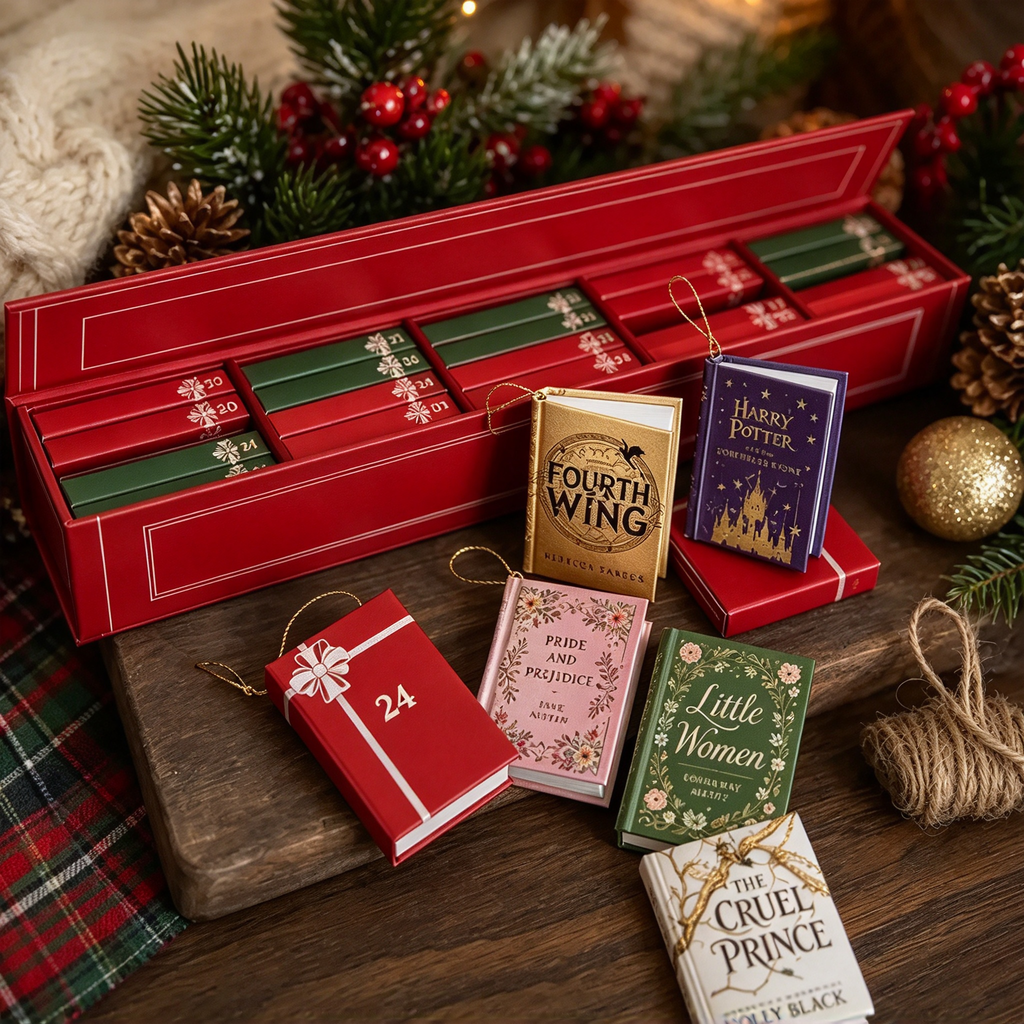 🎁Last Day 49% Off 🎁Mini Book Ornament Advent(📦Buy 2 Free Shipping)