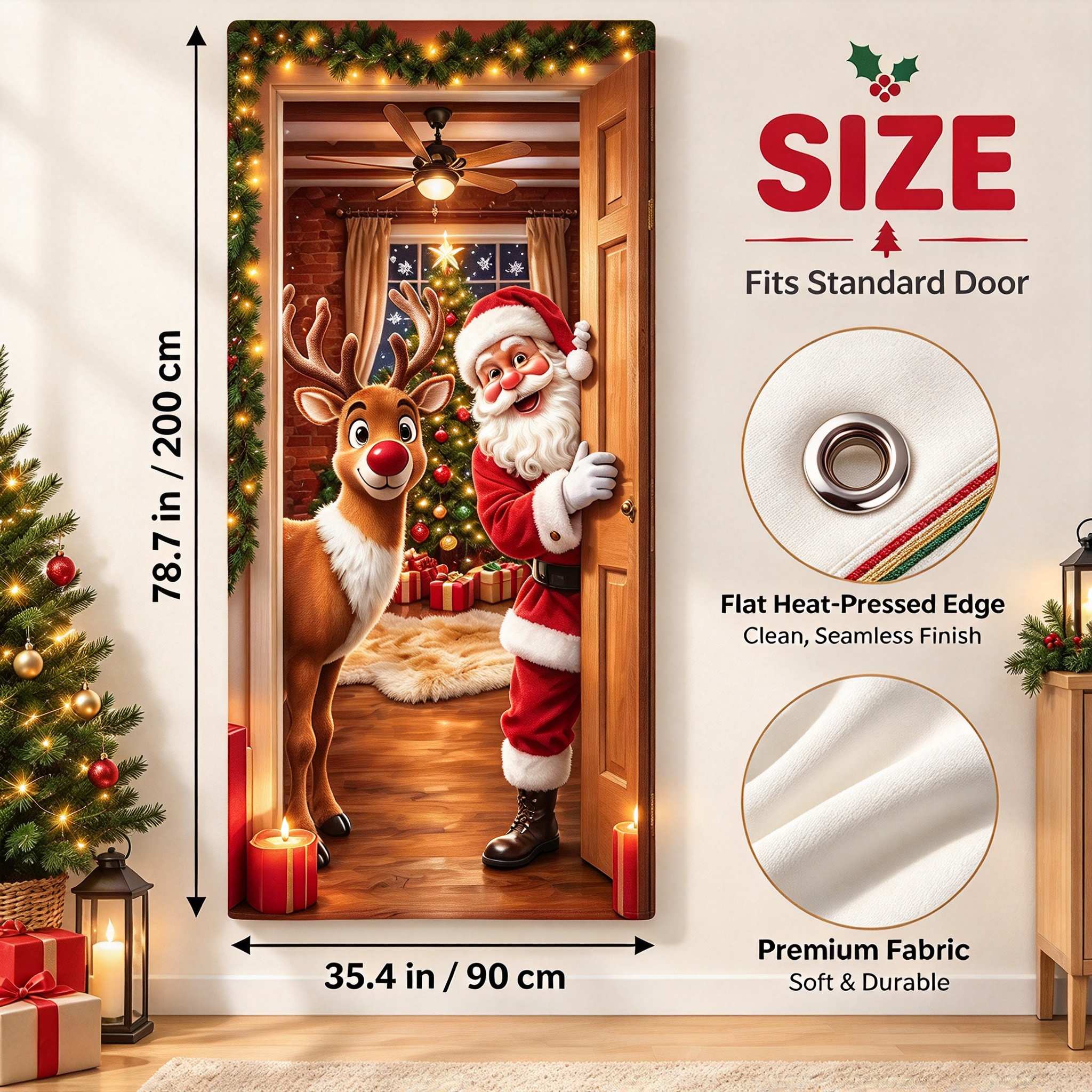 Christmas Door Cover
