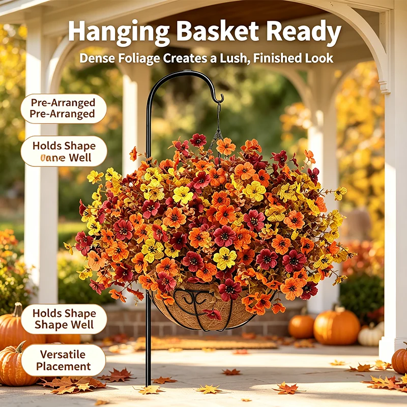 Halloween Sale🔥Artificial Lifelike Floral Bundle for Halloween Autumn Decor