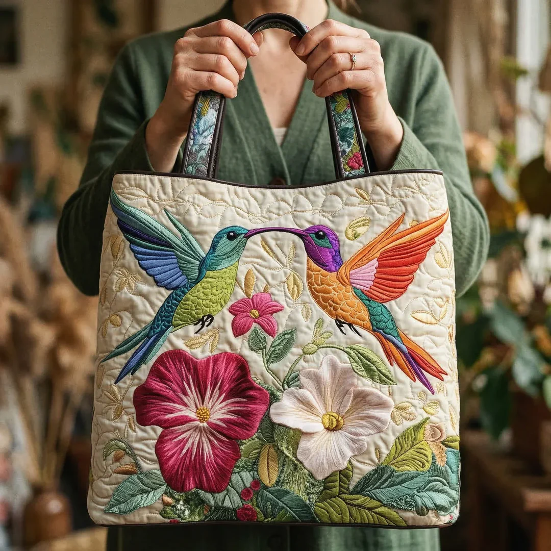 HOT SALE 50% OFF - Original 3D Art Design Hand-Embroidered Quilted Tote Bag