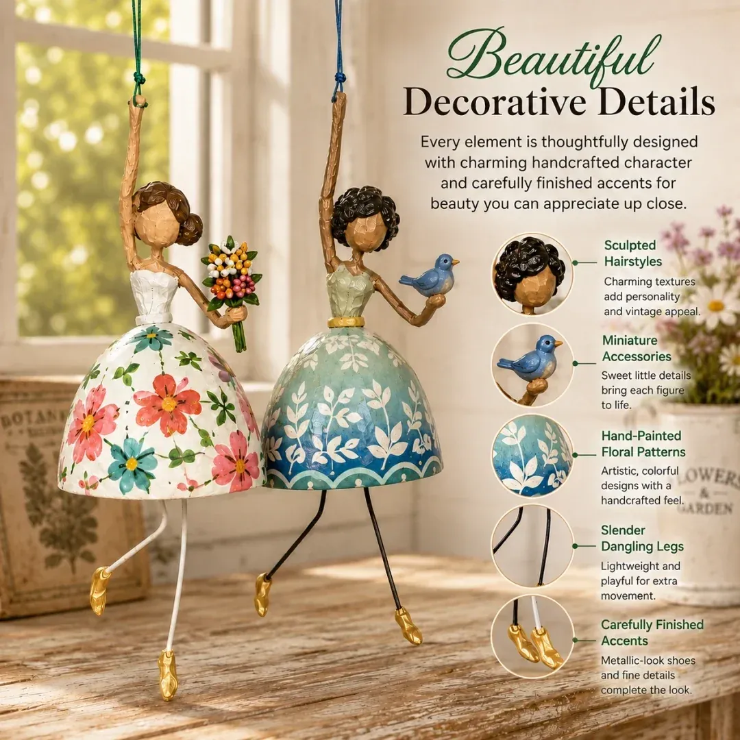 💃Last Day Sale 49% OFF🌸 Let Your Space Dance — Whimsical Dancing Lady Hanging Ornament（📦Buy 3 Free Shipping）