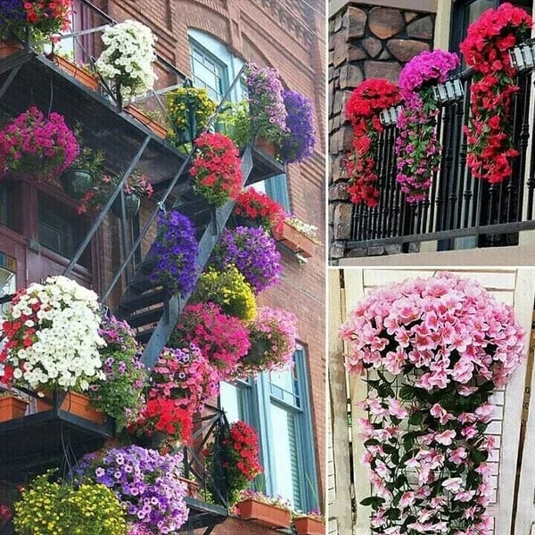 🔥LAST DAY $9.99 - 💐Vivid Artificial Hanging Orchid Bunch