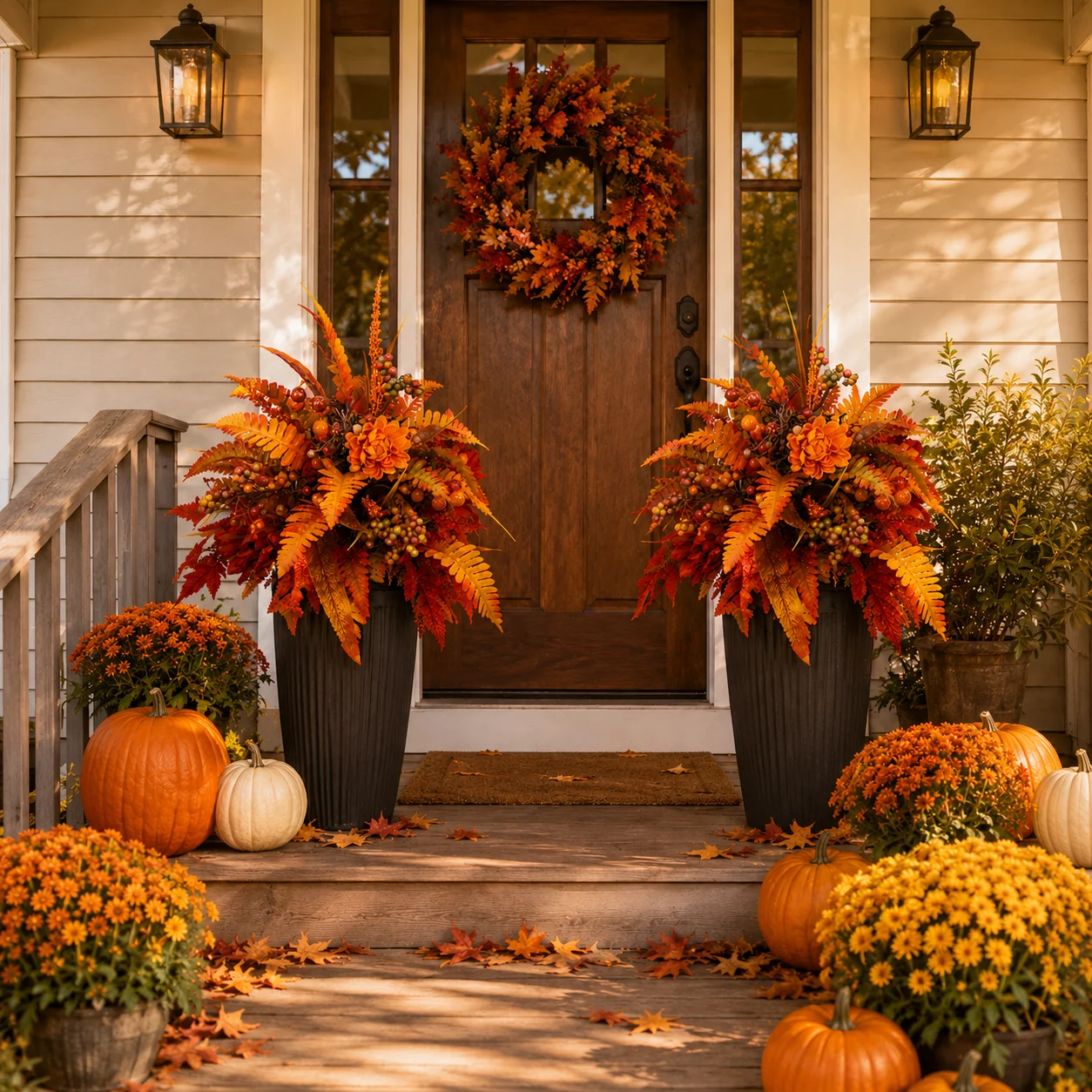 💥Hot Sale 50% Off 🍂 Autumn Harvest Floral Garden Stake Arrangement(📦Buy 2 Free Shipping)