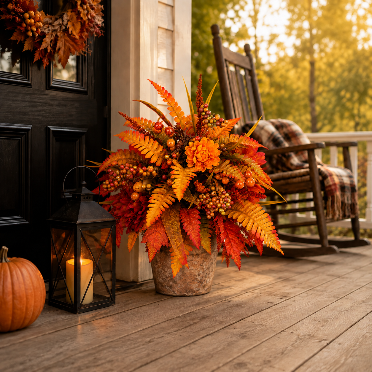 💥Hot Sale 50% Off 🍂 Autumn Harvest Floral Garden Stake Arrangement(📦Buy 2 Free Shipping)