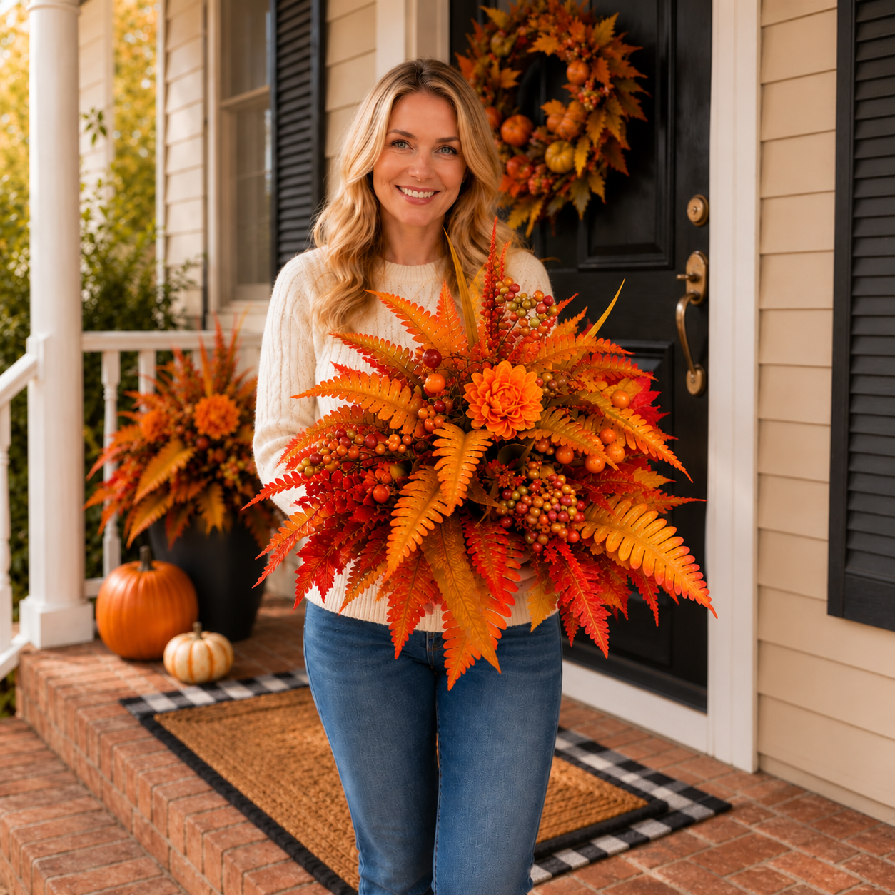 💥Hot Sale 50% Off 🍂 Autumn Harvest Floral Garden Stake Arrangement(📦Buy 2 Free Shipping)