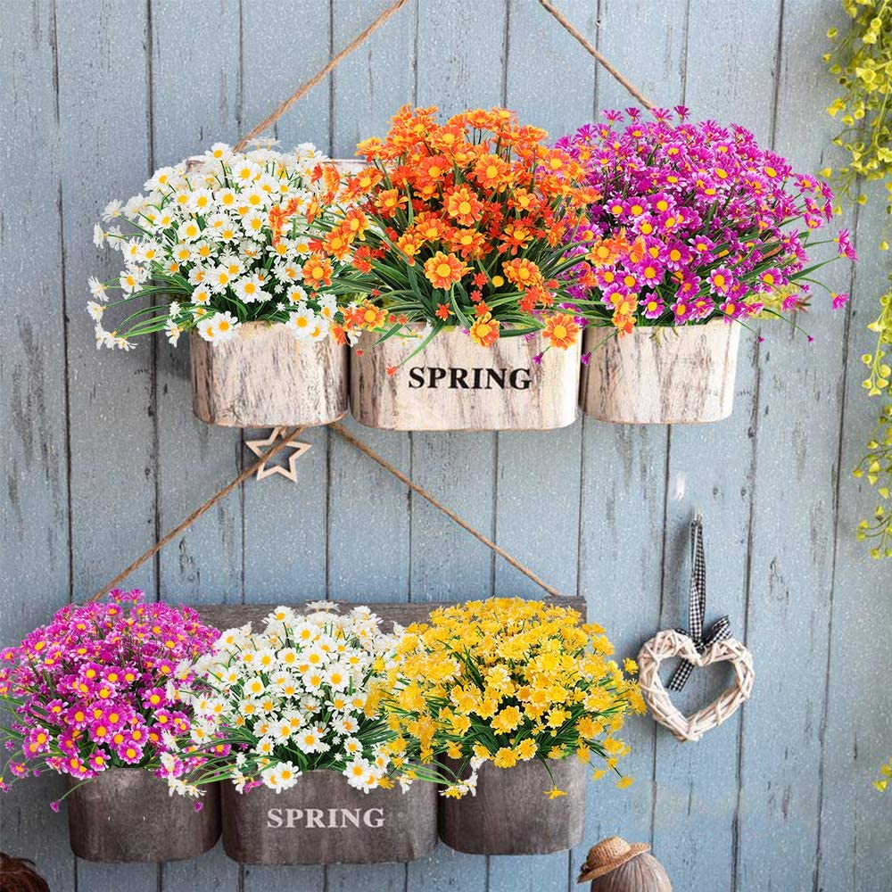 💥Last Day 70% OFF🌼-Artificial Daisies Flowers for Outdoors - UV resistant, Waterproof, Windproof