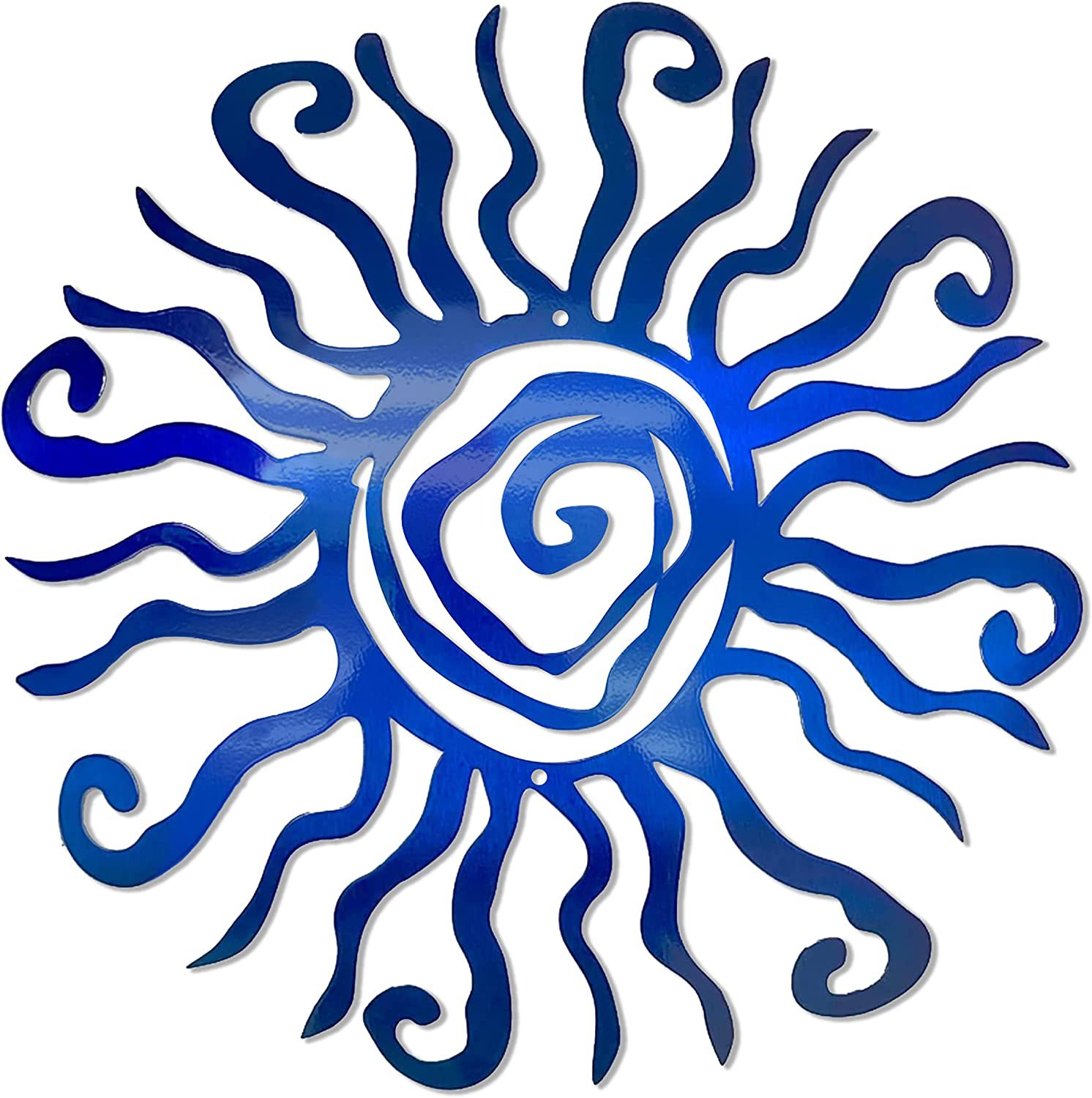 1pc Wacky  Sun Metal Wall Decoration Statue