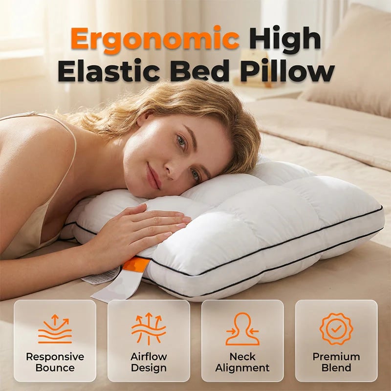 Ultra-Soft High Elastic Bed Pillow