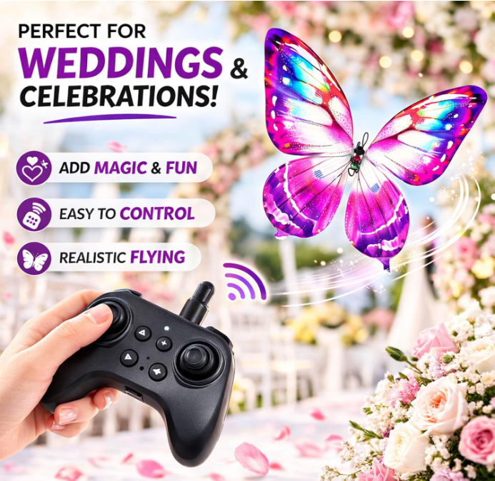 🔥Limited 45% OFF🔥✨Remote Control Realistic Flying Butterfly 🦋