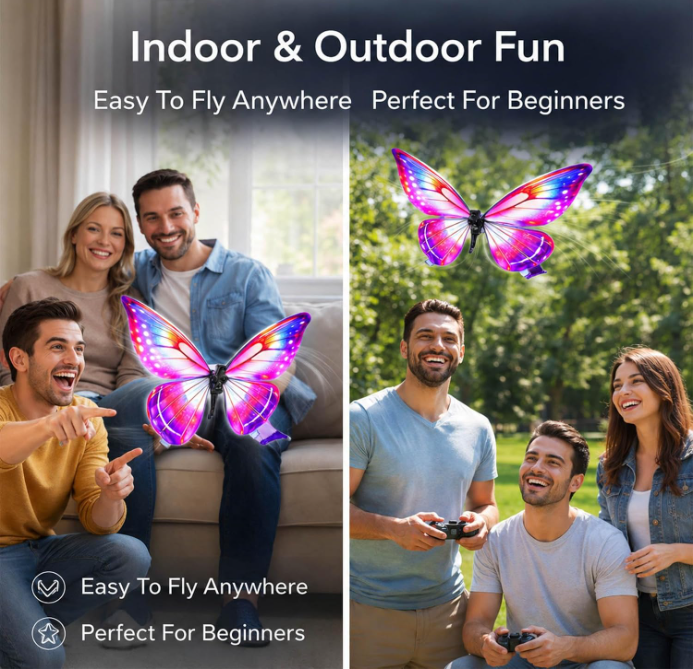 🔥Limited 45% OFF🔥✨Remote Control Realistic Flying Butterfly 🦋