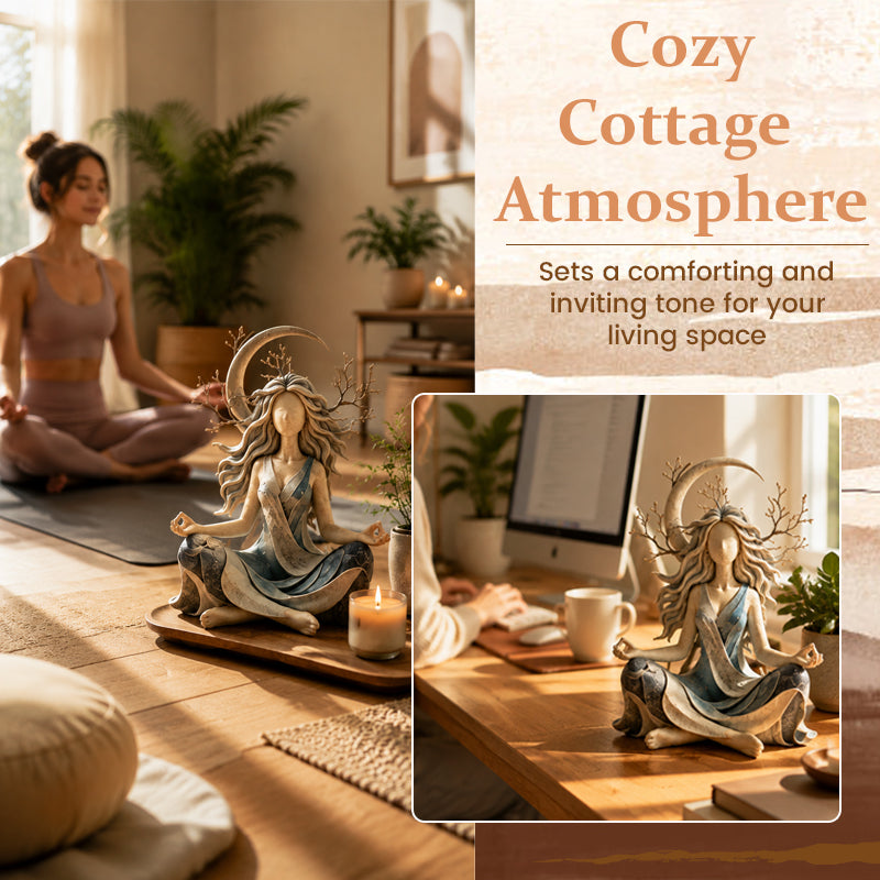 🧘Serenity Growth | Inner Harmony Sculptural Figurine 🌙 Buy 2 Free Shipping📦