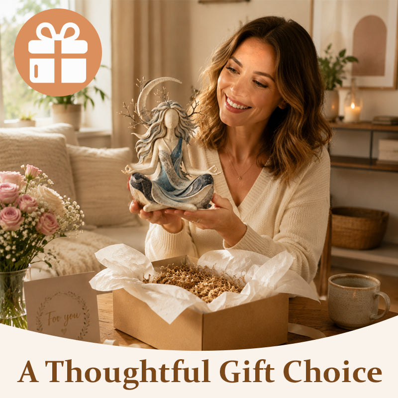 🧘Serenity Growth | Inner Harmony Sculptural Figurine 🌙 Buy 2 Free Shipping📦