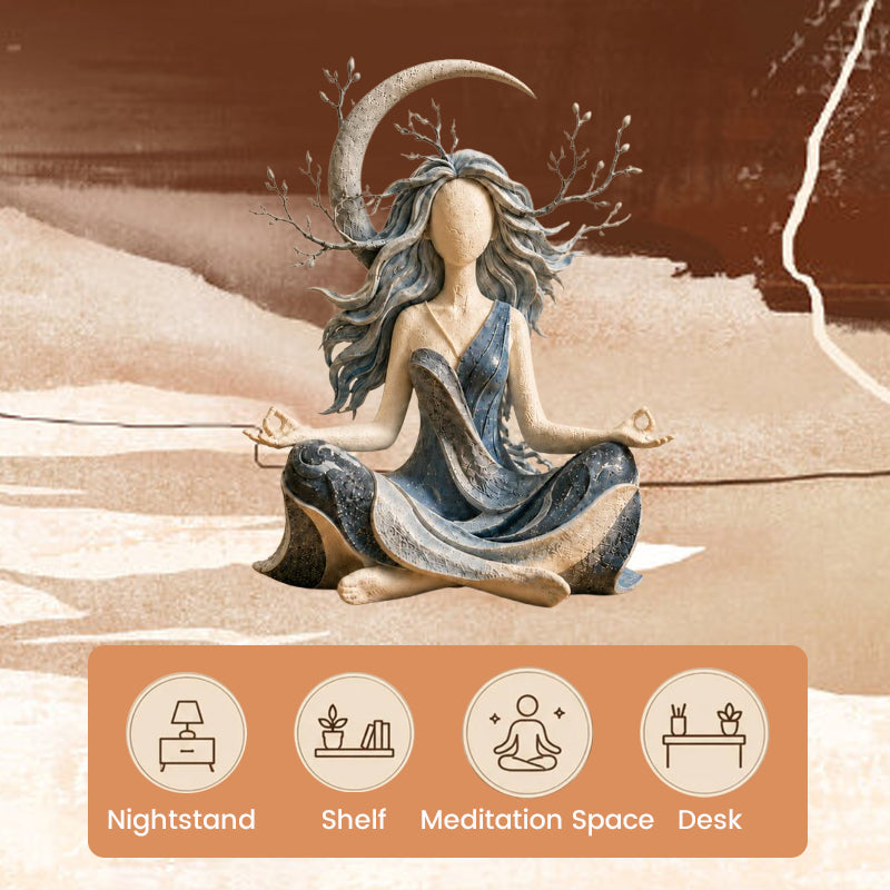 🧘Serenity Growth | Inner Harmony Sculptural Figurine 🌙 Buy 2 Free Shipping📦