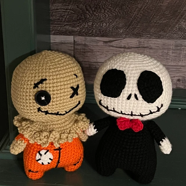 Handmade Crochet Halloween Cute Amigurumi Dolls Decoration|Knitting Art