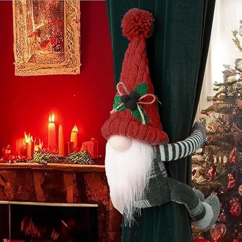 🎅Christmas Curtains Tie Back Holder