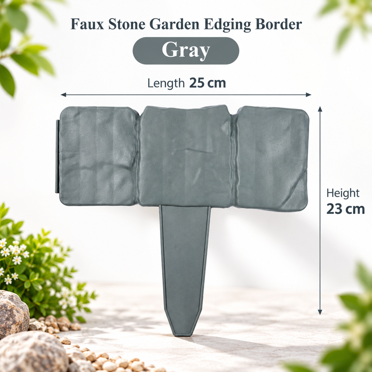 🏡2026 HOT SALE🥳💞50K+ SOLD!🌿✨ 50% OFF! Faux Stone Garden Edging Border! ♻️