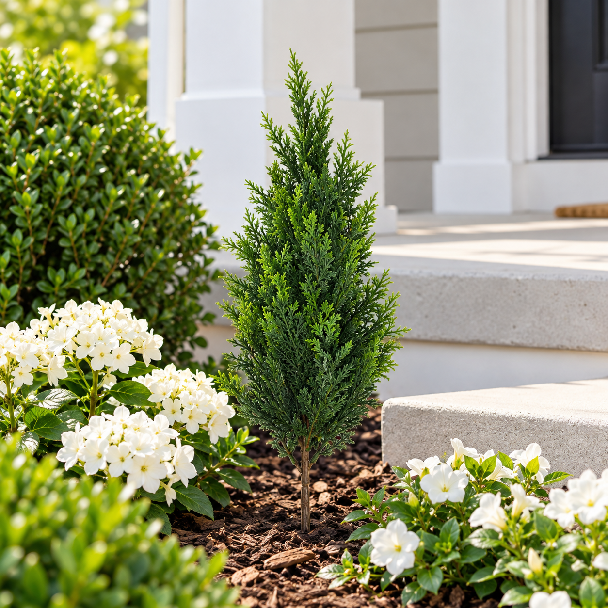 Realistic Artificial Cedar Trees – No-Maintenance Outdoor Garden Decor