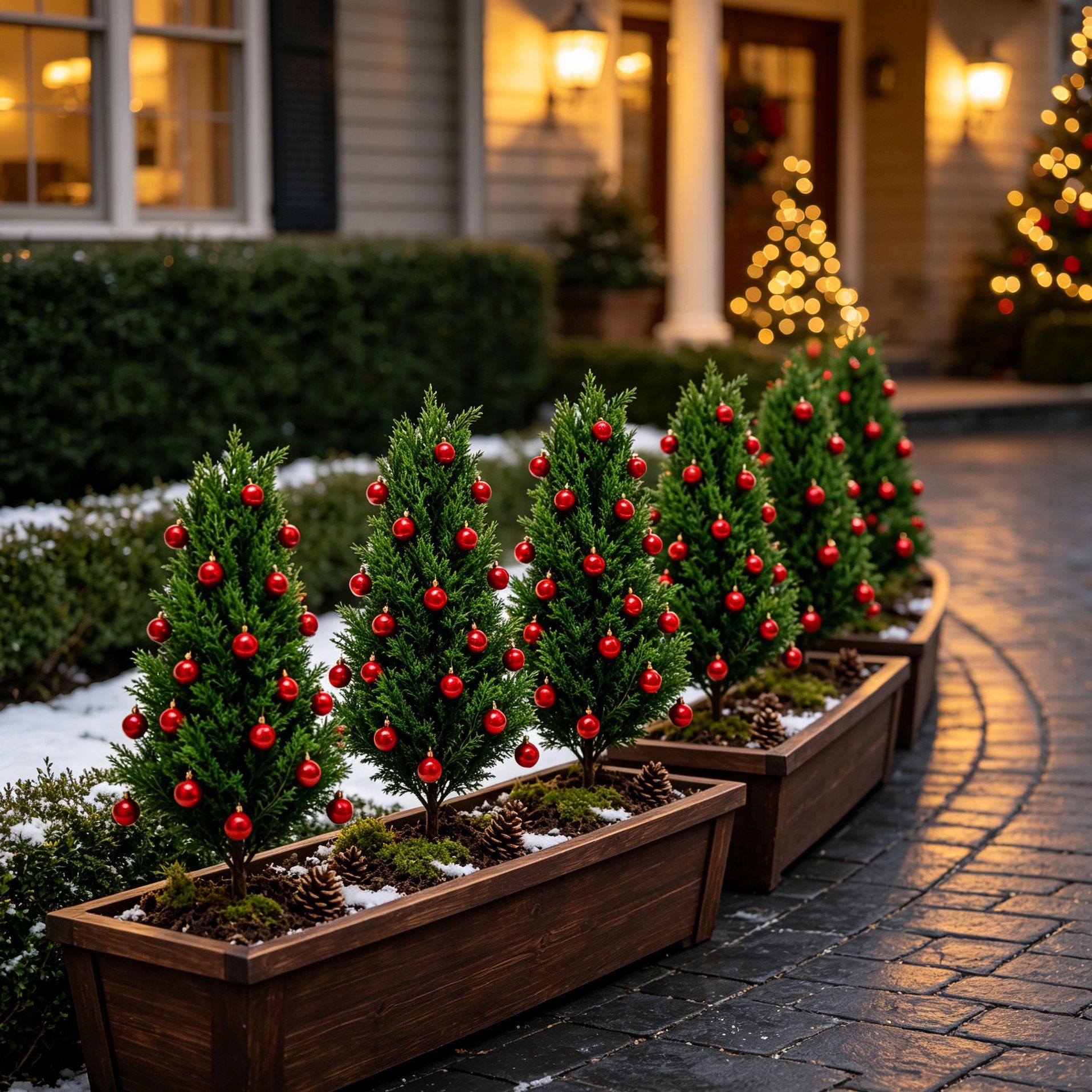 Realistic Artificial Cedar Trees – No-Maintenance Outdoor Garden Decor