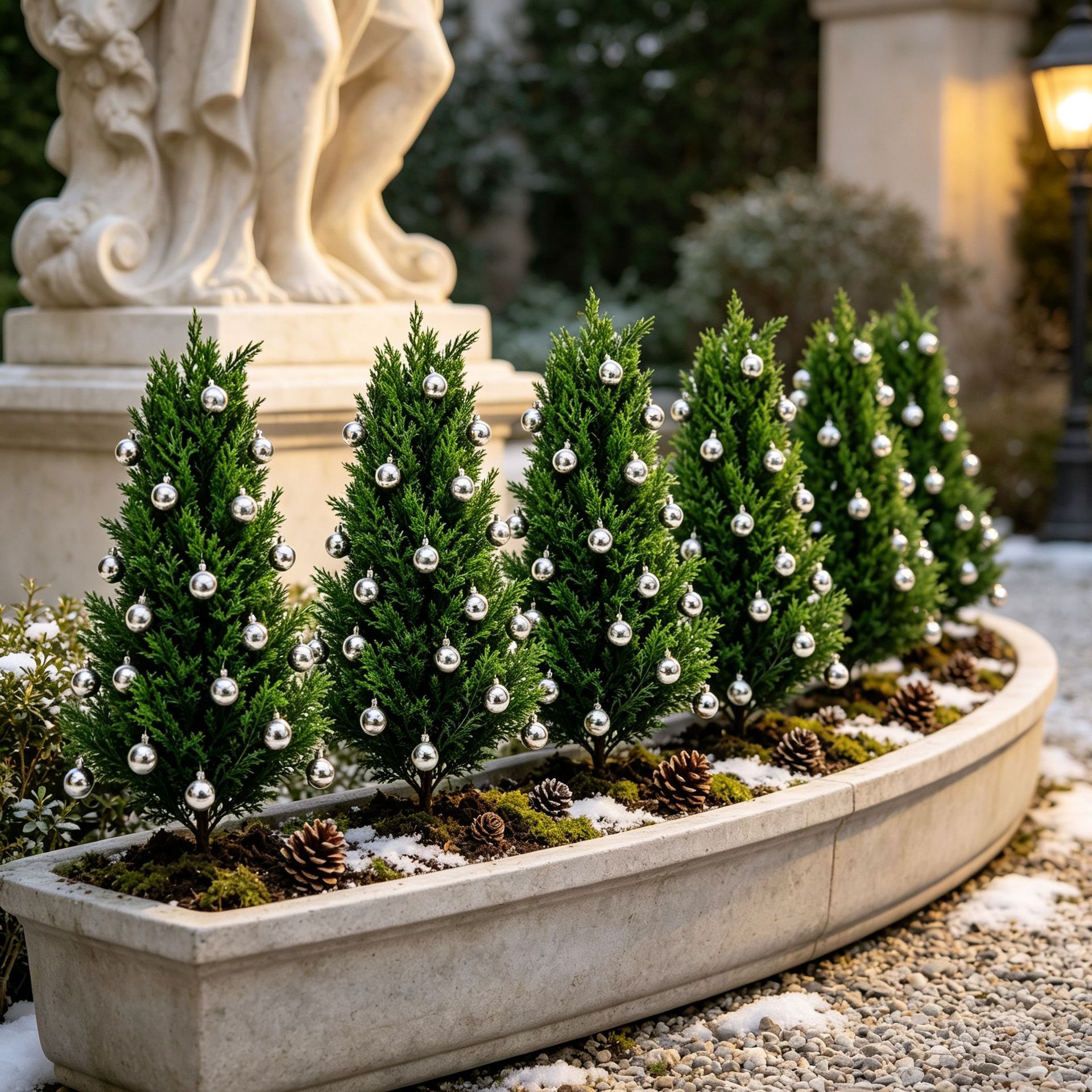 Realistic Artificial Cedar Trees – No-Maintenance Outdoor Garden Decor