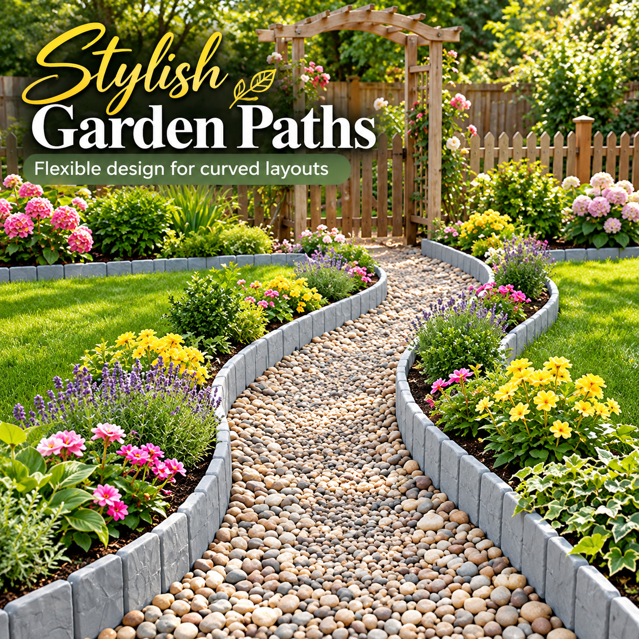 🏡2026 HOT SALE🥳💞50K+ SOLD!🌿✨ 50% OFF! Faux Stone Garden Edging Border! ♻️