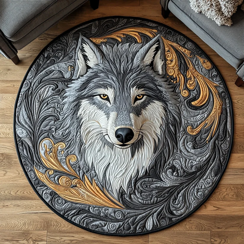 Alpha Trail Quilted Round Mat