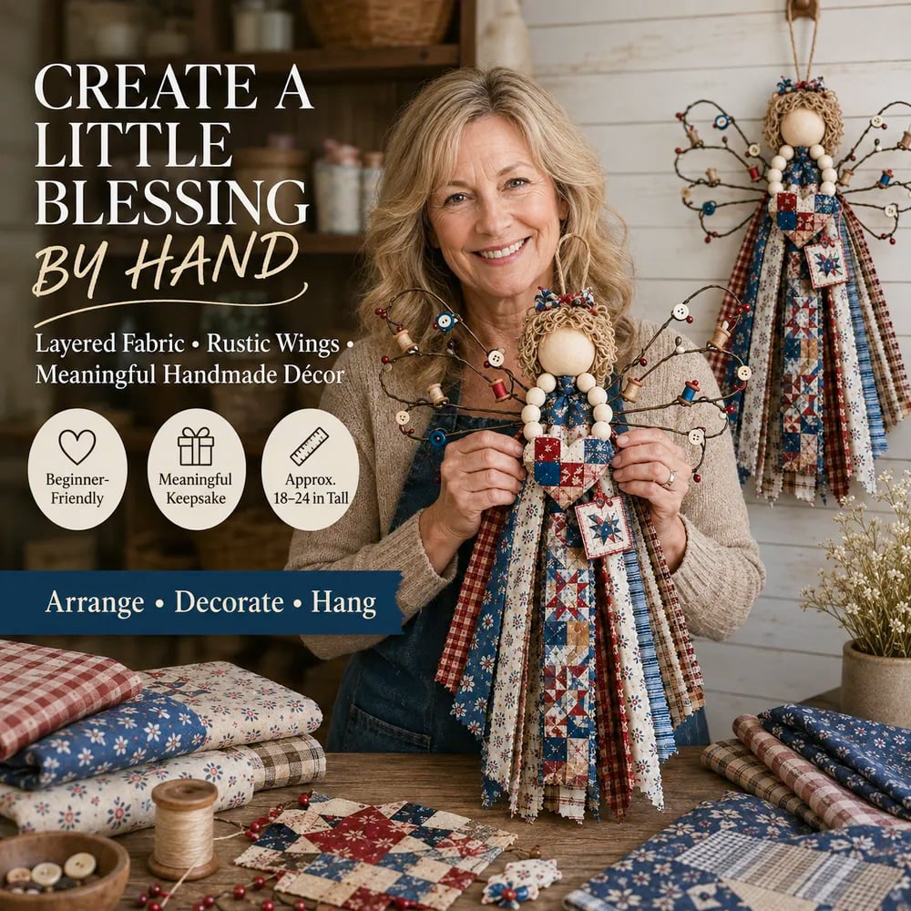 Angel Fabric Hanging DIY Kit