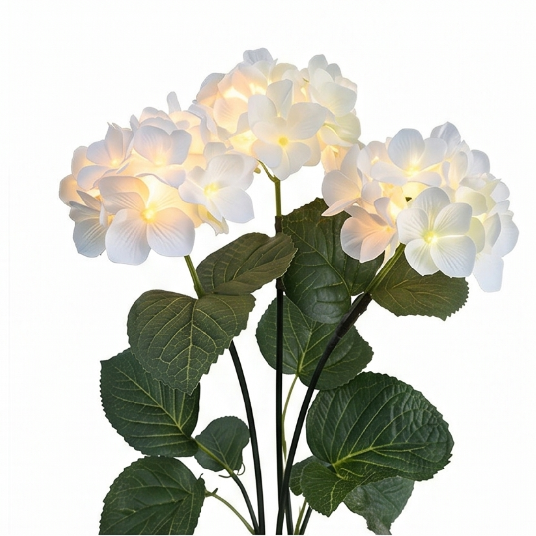 Solar Hydrangea Garden Lights