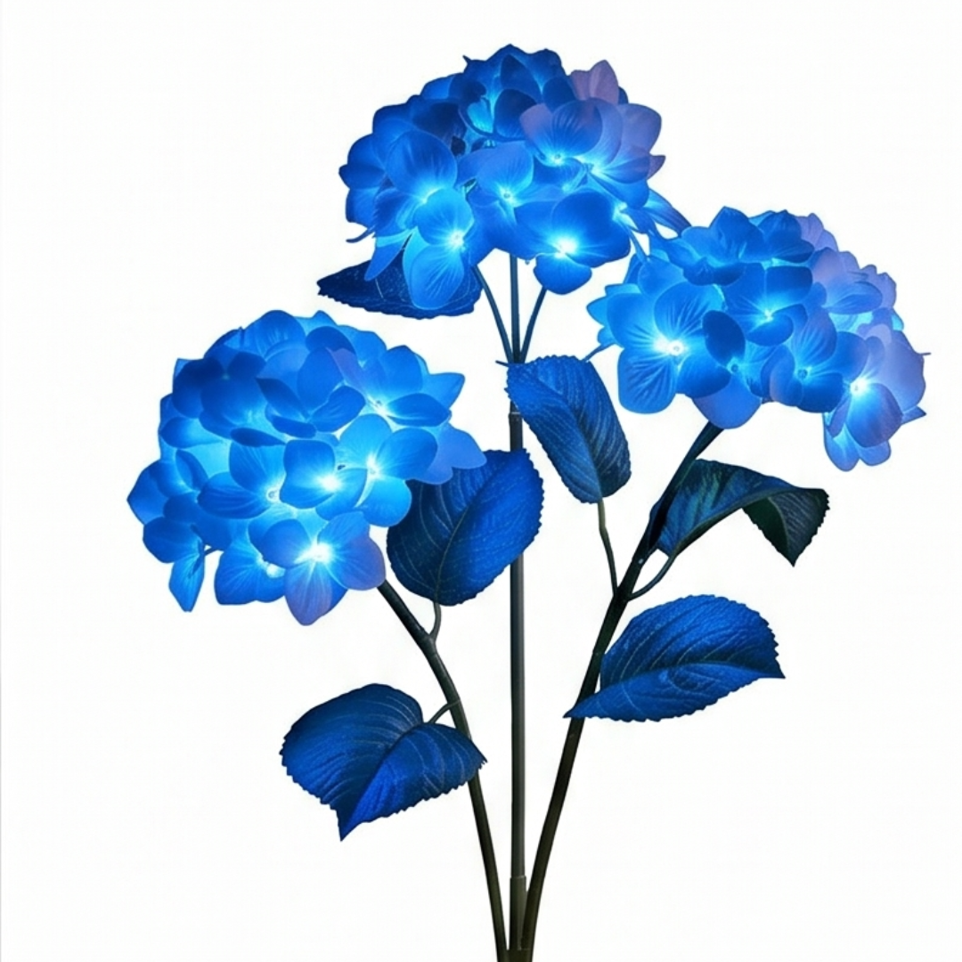 Solar Hydrangea Garden Lights