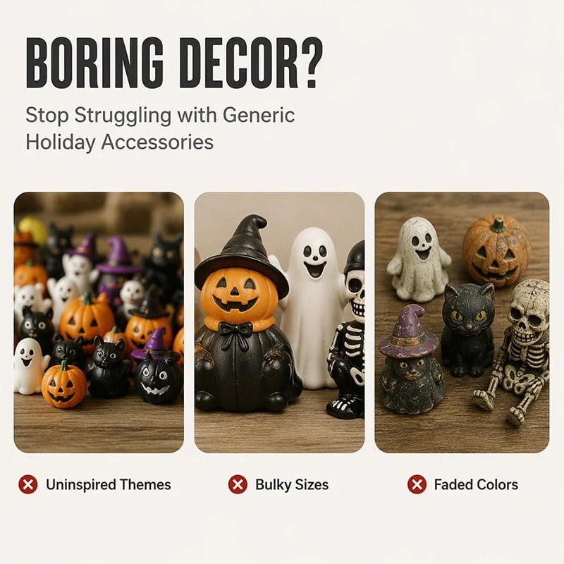 🎃Mini Resin Ducks (Devil, Ghost, & Skeleton Designs)👻