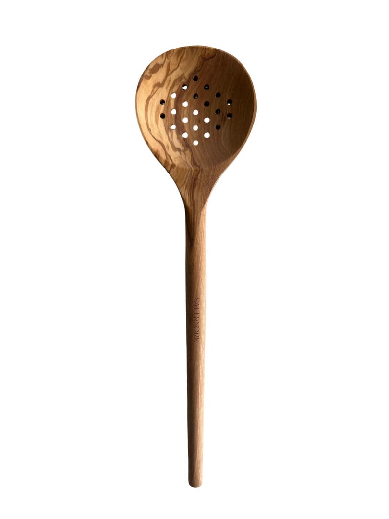 Olive Wood Kitchen Utensil Set: Cooking Tools 