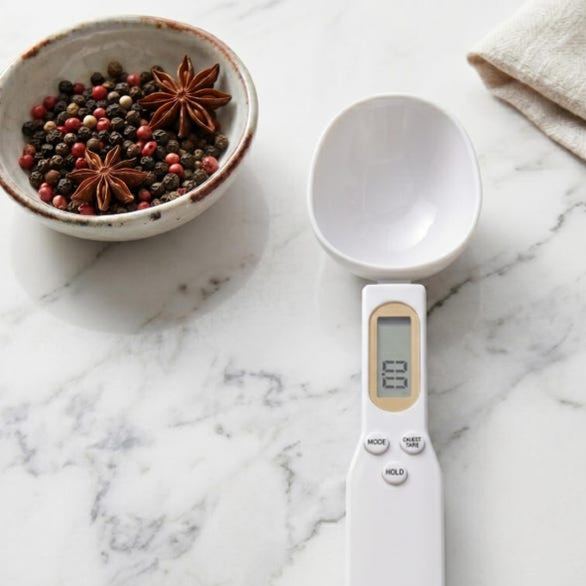 Digital Spoon Scale, Precision Kitchen Measuring Spoon 500g/0.1g, Electronic Food Scale for Baking, Coffee & Herbs, Portable Cooking Tool