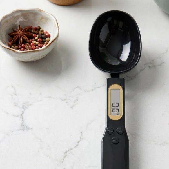 Digital Spoon Scale, Precision Kitchen Measuring Spoon 500g/0.1g, Electronic Food Scale for Baking, Coffee & Herbs, Portable Cooking Tool