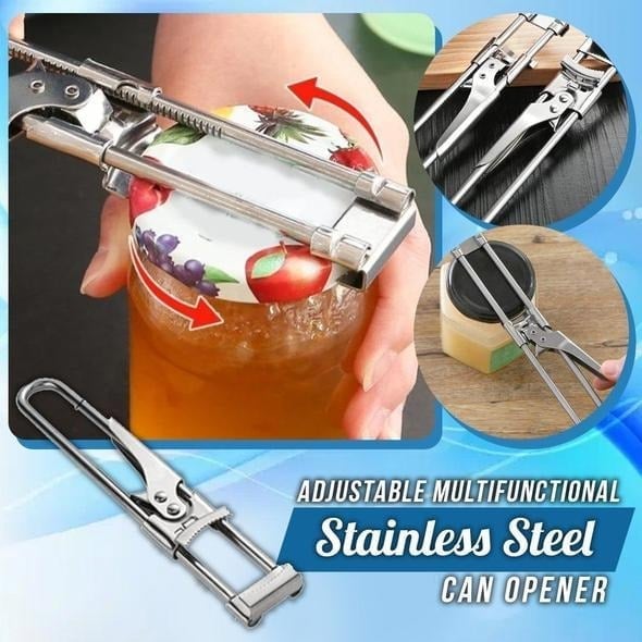 ❤Adjustable Multifunctional Stainless Steel Can Opener