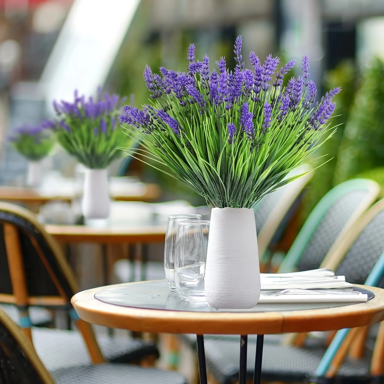 Outdoor Artificial Lavender Flowers💐