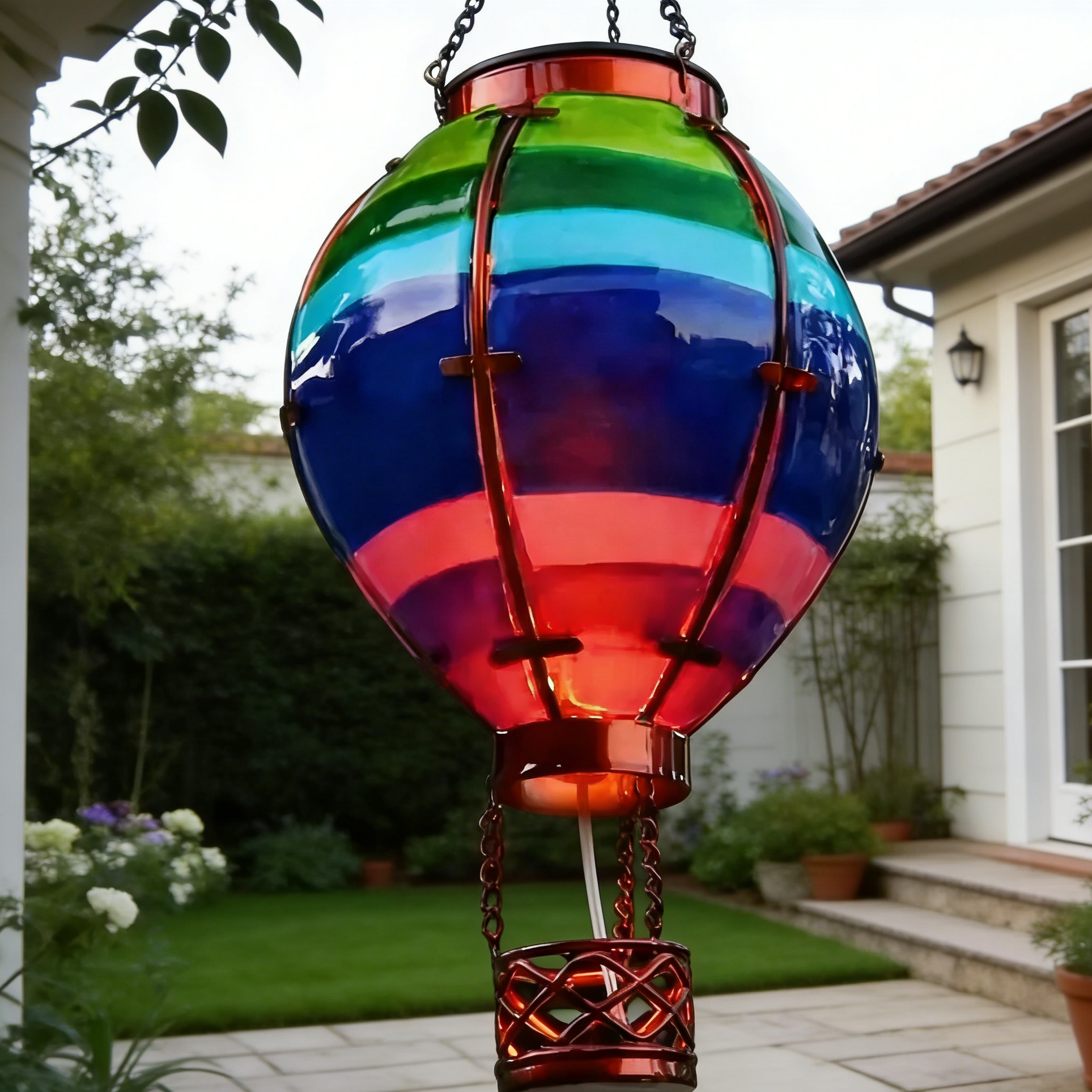 Handmade Hot Air Balloon Solar Flame Lantern