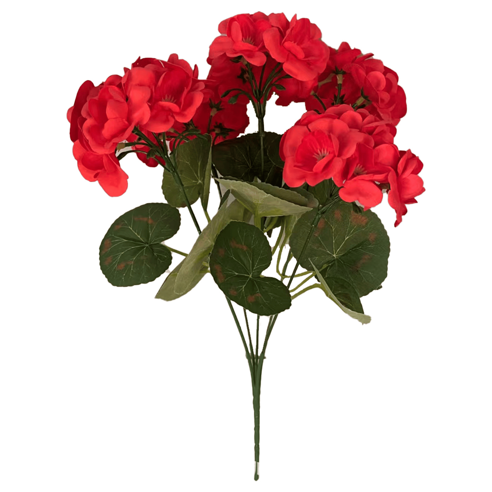 🌸 Lush, UV-Resistant Artificial Geraniums – Real Look, No Maintenance! 🌞🏡