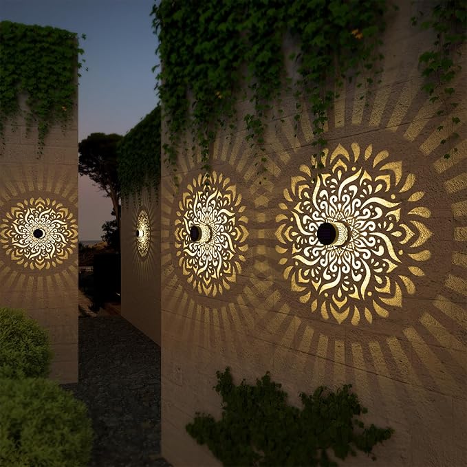 Decorative Solar Mandala Lights