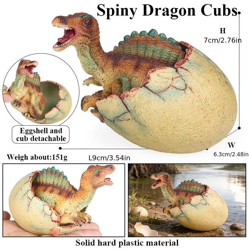 🦖Last day up to 49% OFF - 1 PC Broken Shell Dinosaur Egg Jurassic Sculpture Ornament - Home and Desktop Decoration Ornaments and Props